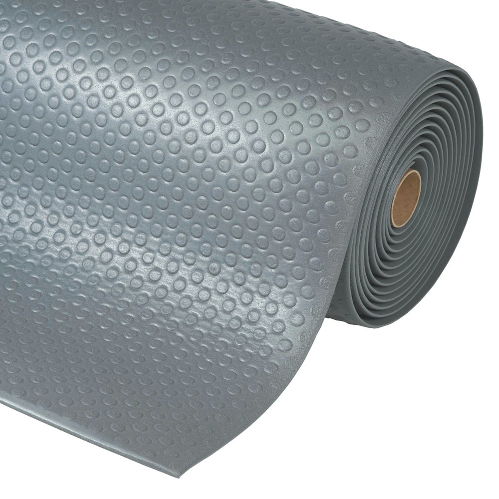 Produktabbildung: NoTrax Anti-Ermüdungsmatte, PVC/Vinylschaum, genoppt, lfm x 600 mm, grau
