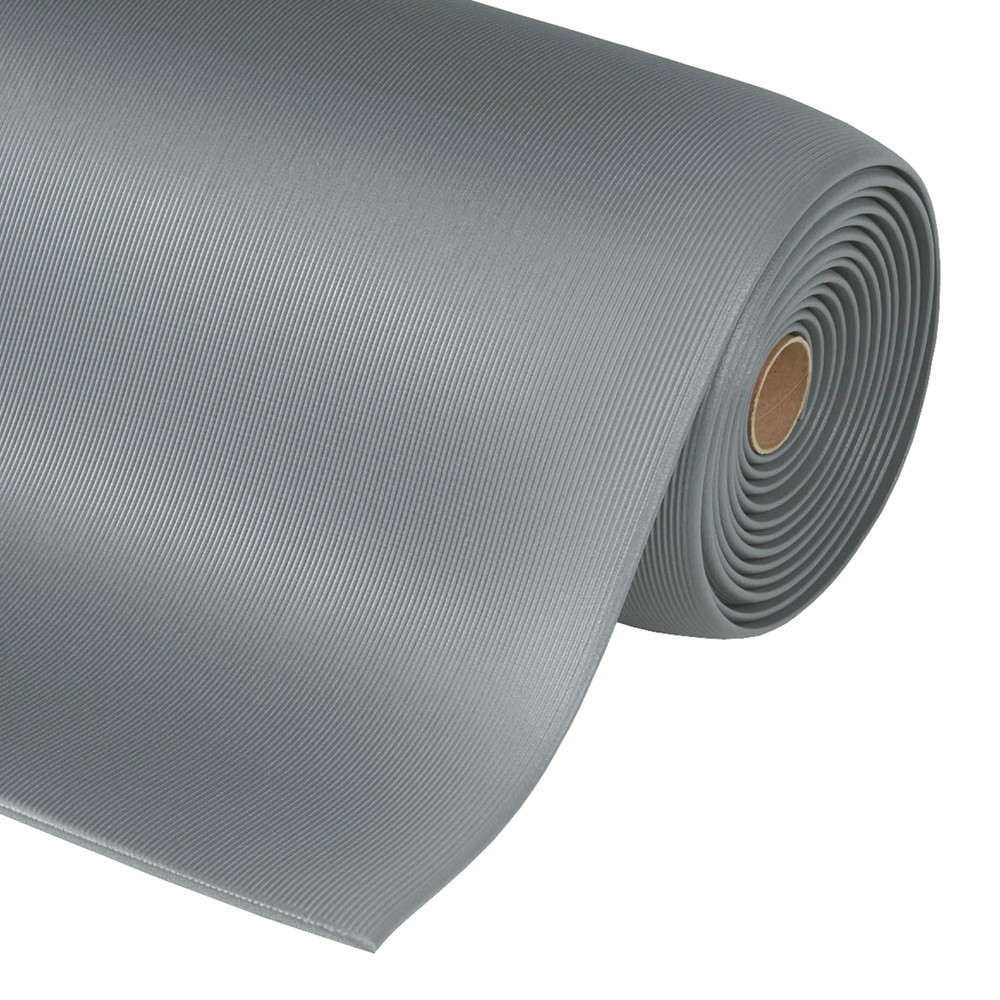 Produktabbildung Nr. 1: NoTrax Anti-Ermüdungsmatte, PVC/Vinylschaum, gerillt, lfm x 600 mm, grau