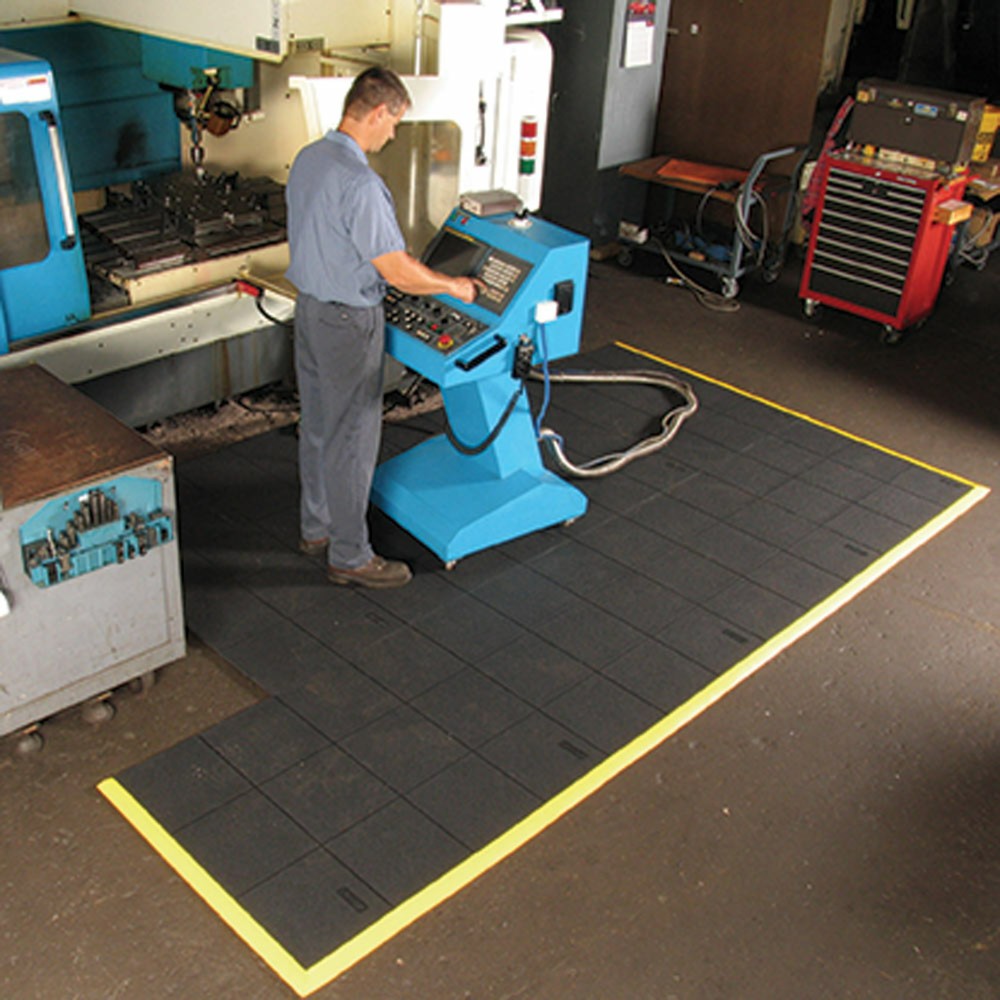Produktabbildung Nr. 2: NoTrax Anti-Ermüdungsmatte Cushion Ease Solid™ Nitrile, BxL 910 x 910 mm, schwarz