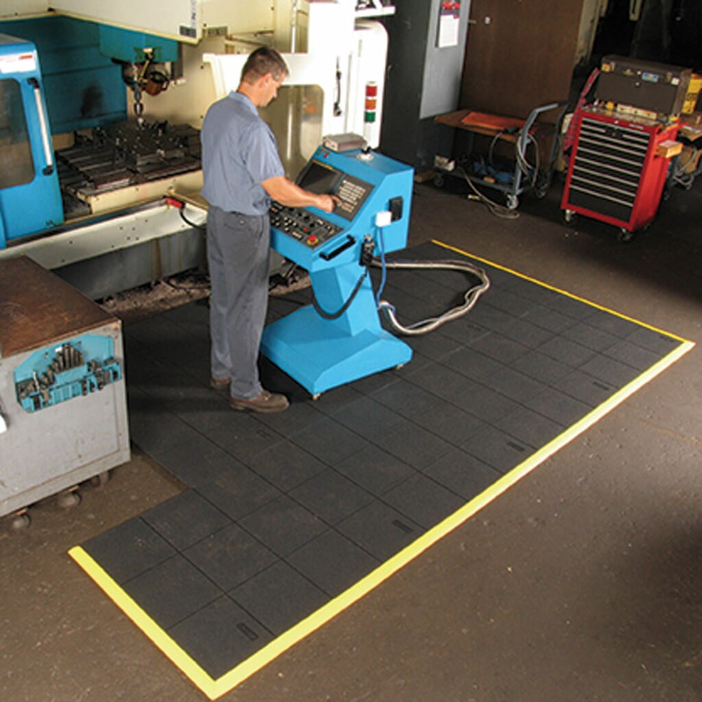 NoTrax Anti-Ermüdungsmatte Cushion Ease Solid™ Nitrile, BxL 910 x 910 mm, schwarz Produktabbildung Nr. 2: NoTrax Anti-Ermüdungsmatte Cushion Ease Solid™ Nitrile, BxL 910 x 910 mm, schwarz