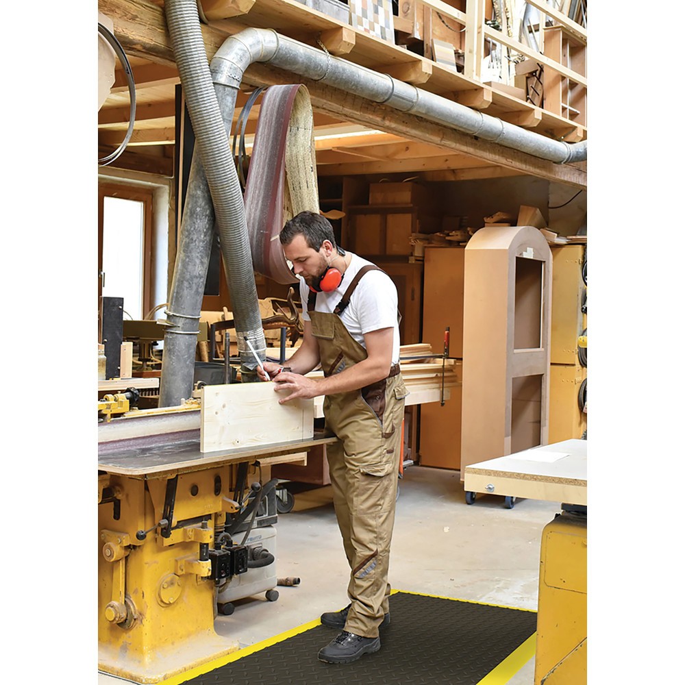 Produktabbildung Nr. 3: NoTrax Anti-Ermüdungsmatte Diamond Flex™ Nitrile, BxL 970 x 1.630 mm, schwarz