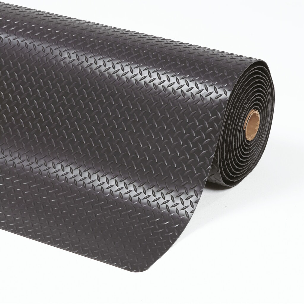 Produktabbildung: NoTrax Anti-Ermüdungsmatte für Industrie und Handwerk, lfm x 600 mm, schwarz