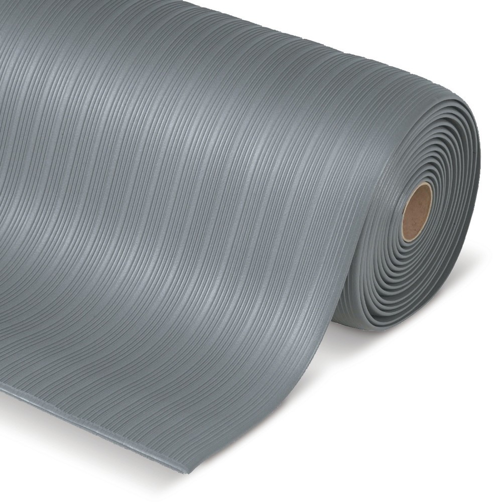Produktabbildung Nr. 1: NoTrax Anti-Ermüdungsmatte Premium, Vinylschaum, BxL 18,3 m x 910 mm, grau