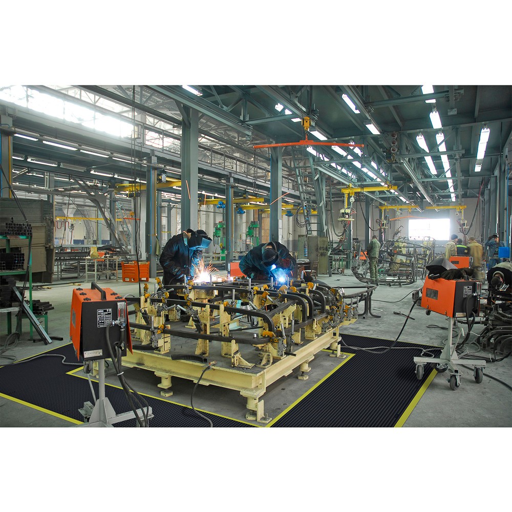 Produktabbildung Nr. 2: NoTrax Anti-Ermüdungsmatte SkywalkerHD™ ESD Nitrile, BxL 910 x 910 mm, schwarz