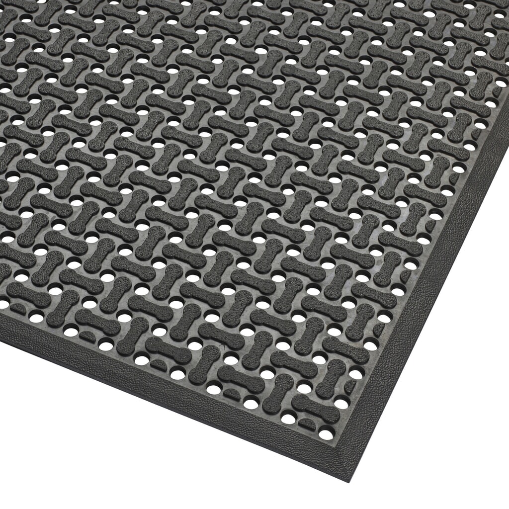 NoTrax Anti-Ermüdungsmatte Superflow®, BxL 600 x 900 mm, schwarz Produktabbildung: NoTrax Anti-Ermüdungsmatte Superflow®, BxL 600 x 900 mm, schwarz