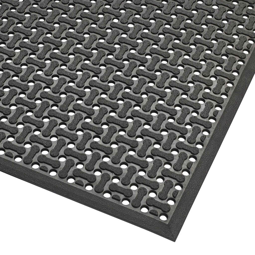NoTrax Anti-Ermüdungsmatte Superflow® XT Nitrile, BxL 600 x 900 mm, schwarz Produktabbildung: NoTrax Anti-Ermüdungsmatte Superflow® XT Nitrile, BxL 600 x 900 mm, schwarz