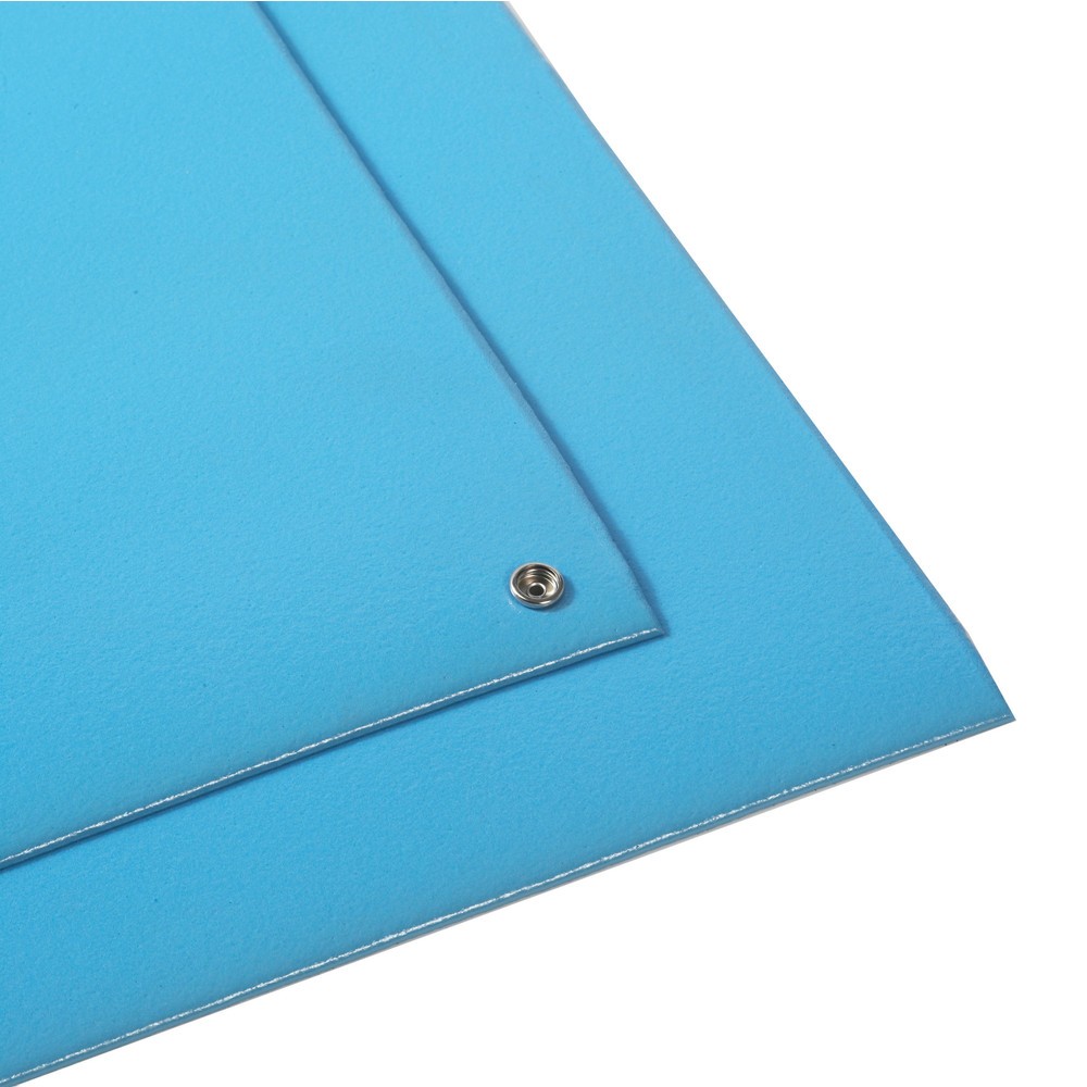 Produktabbildung: NoTrax Arbeitsplatzmatte Anti-Stat POP™, BxL lfm x 760 mm, blau