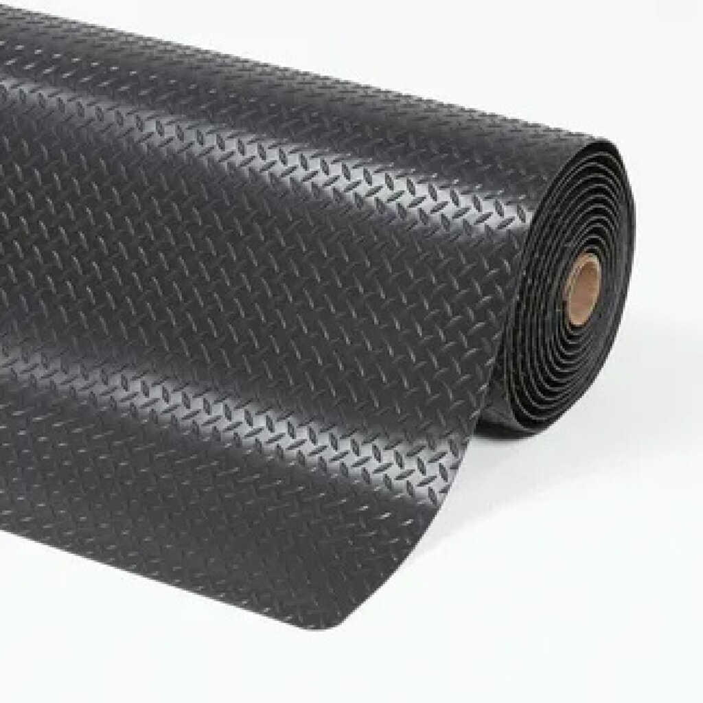 NoTrax Bodenmatte 2-lagig, PVC, BxL 600 x 910 mm, schwarz Produktabbildung Nr. 2: NoTrax Bodenmatte 2-lagig, PVC, BxL 600 x 910 mm, schwarz