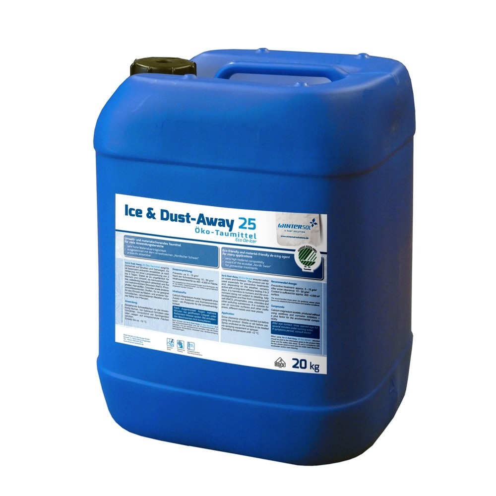 Produktabbildung: Öko-Taumittel Ice  Dust Away, 36x 20-kg-Kanister, Palette