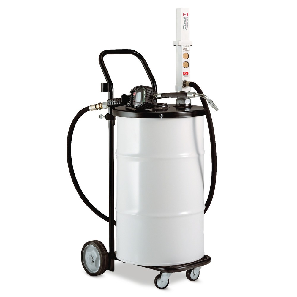 Produktabbildung: SAMOA-HALLBAUER Ölabgabegerät mit Druckschlauch, verfahrbar, 60 Liter