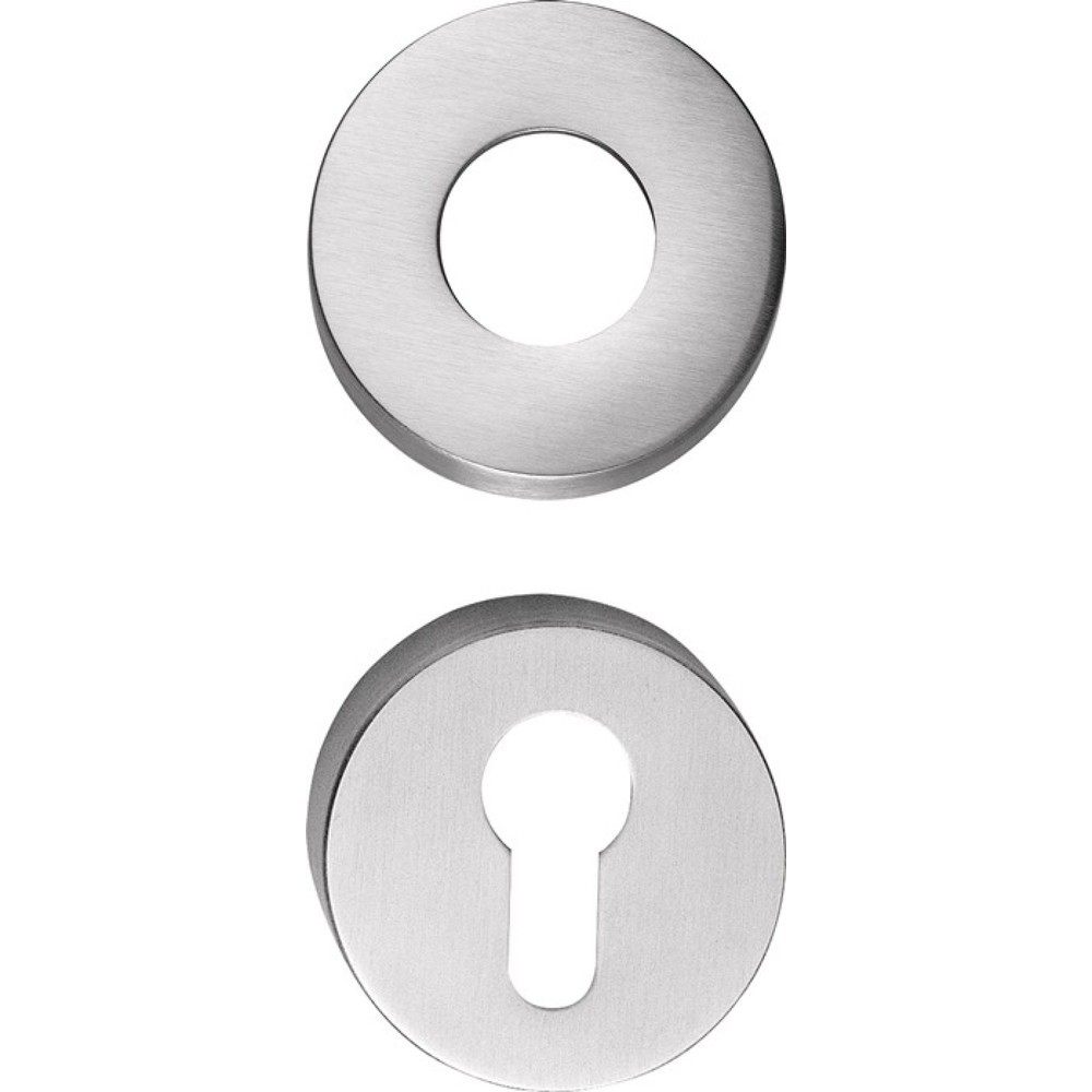 Produktabbildung: OGRO Schlüsselrosette 6612 PZ AL, Schildstärke 9 mm PZ, Aluminium F1, rund