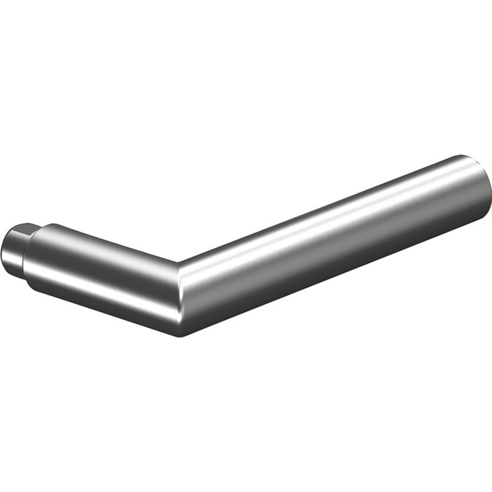 Produktabbildung: OGRO Türdrückerlochteil OGRO 8906, Vierkant 8 mm, Aluminium F1 / Satino, DIN links / rechts