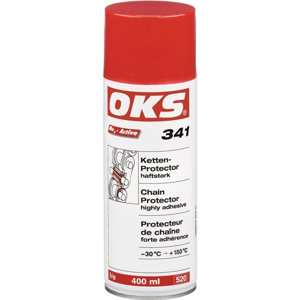 Produktabbildung Nr. 1: OKS Kettenprotector OKS 341, grünlich, 400 ml, Spraydose