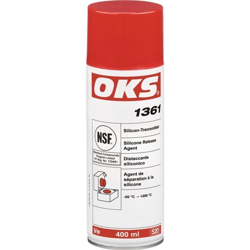 Produktabbildung: OKS Silicontrennmittel 1361 farblos NSF H1 400 ml Spraydose
