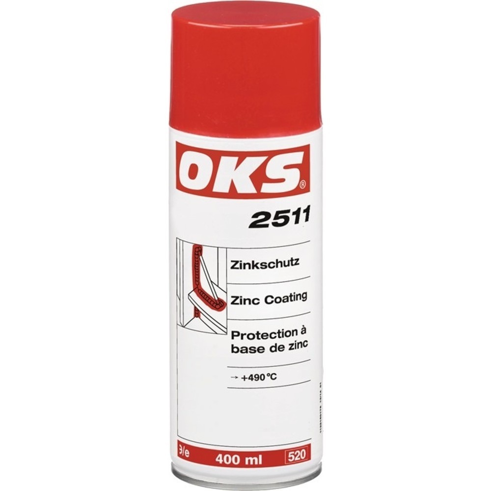 Produktabbildung: OKS Zinkschutz OKS 2511, zinkgrau, 400 ml, Spraydose