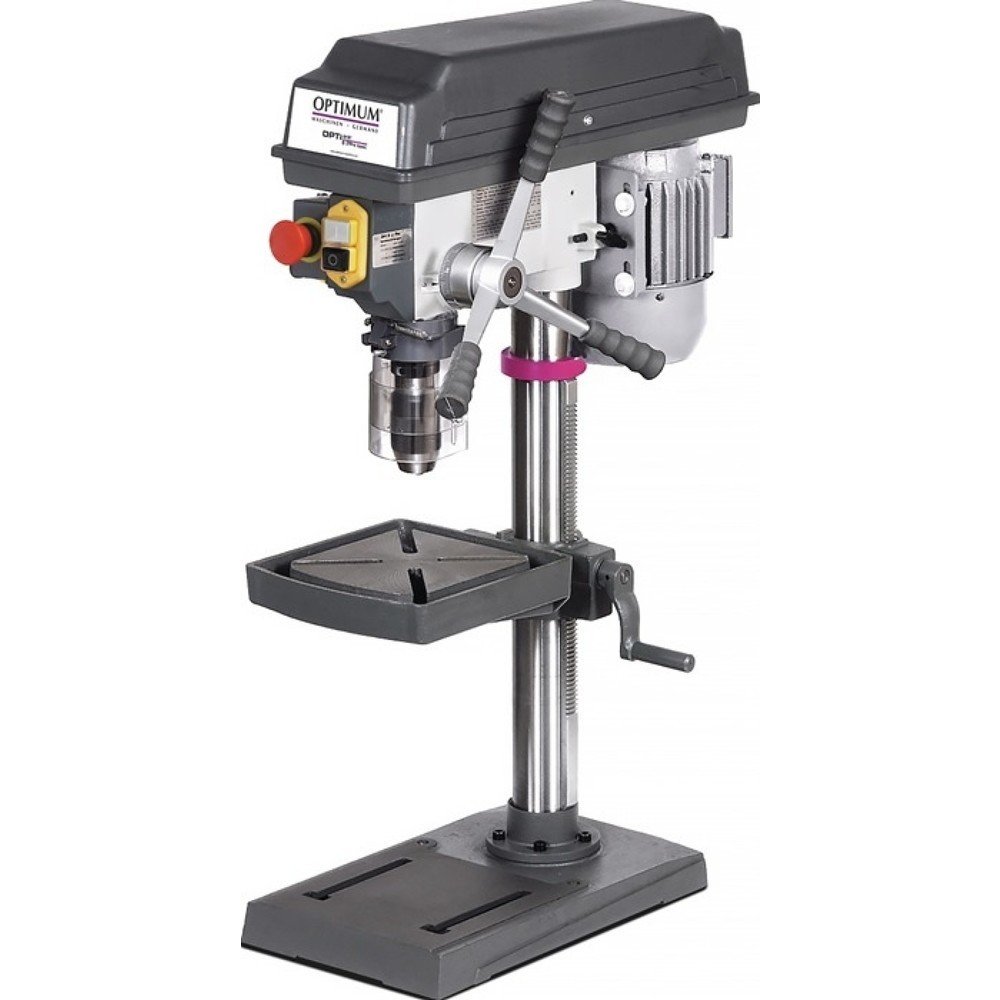 Produktabbildung: OPTI-DRILL Tischbohrmaschine B 17 Pro basic, MK2, 15,5 (S235JR) mm, 680-2700 min-¹