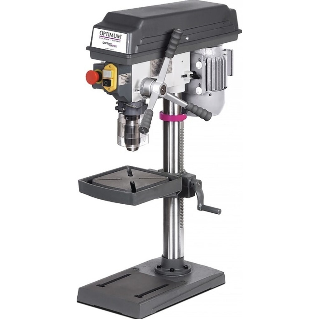 OPTI-DRILL Tischbohrmaschine B 17 Pro basic, MK2, 15,5 (S235JR) mm, 680-2700 min-¹ Produktabbildung: OPTI-DRILL Tischbohrmaschine B 17 Pro basic, MK2, 15,5 (S235JR) mm, 680-2700 min-¹