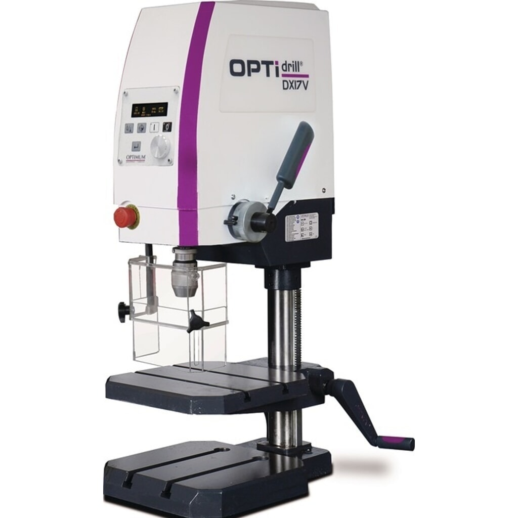 OPTI-DRILL Tischbohrmaschine DX 17 V, MK2, 16 (S235JR) mm M8 (S235JR), 50-4000 min-¹ Produktabbildung: OPTI-DRILL Tischbohrmaschine DX 17 V, MK2, 16 (S235JR) mm M8 (S235JR), 50-4000 min-¹