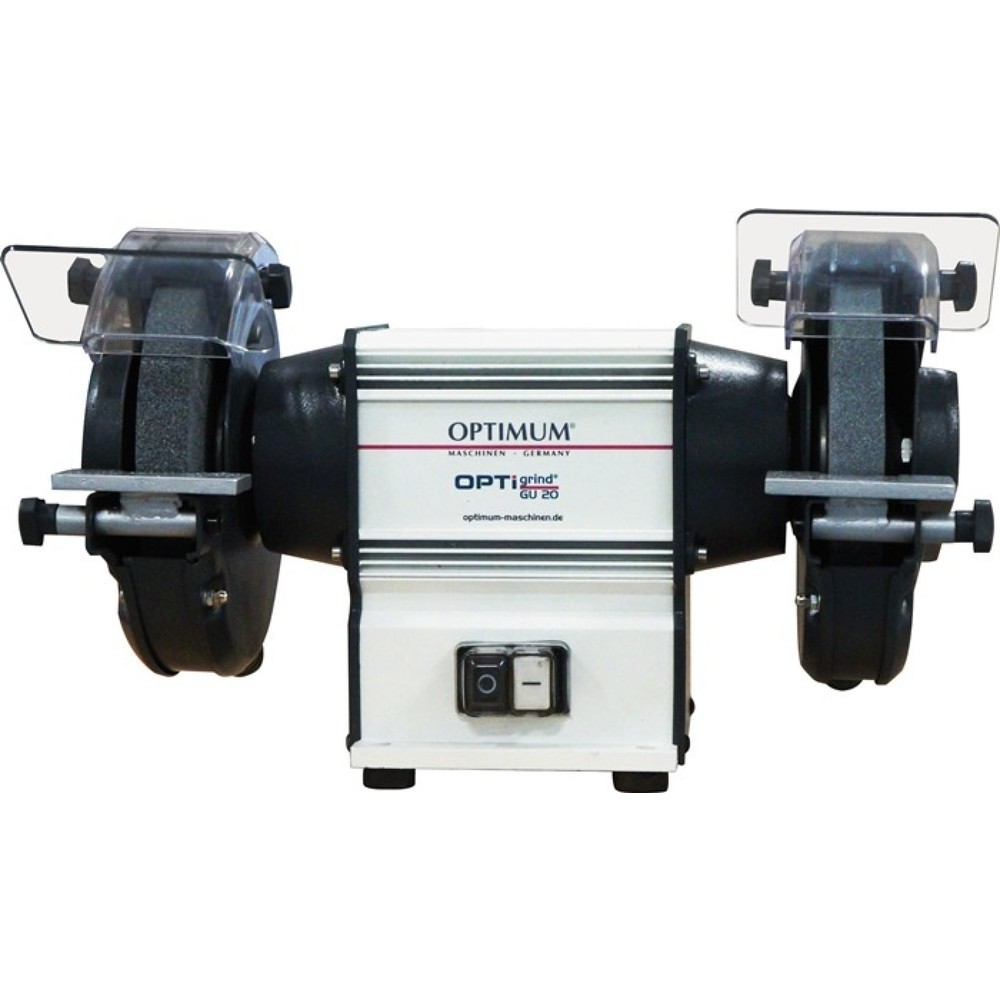 Produktabbildung: OPTI-GRIND Doppelschleifmaschine GU 20, 600 W, 200 x 30 x 32 mm, 2850 min-¹