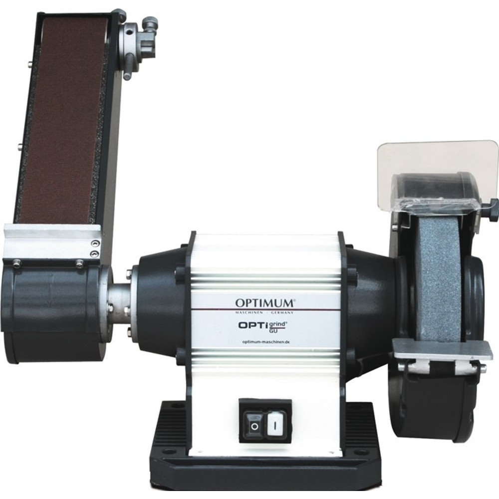 Produktabbildung: OPTI-GRIND Kombibandschleifmaschine GU 20 S, 600 W, 75 x 762 mm 200 x 30 x 32 mm, 2850 min-¹