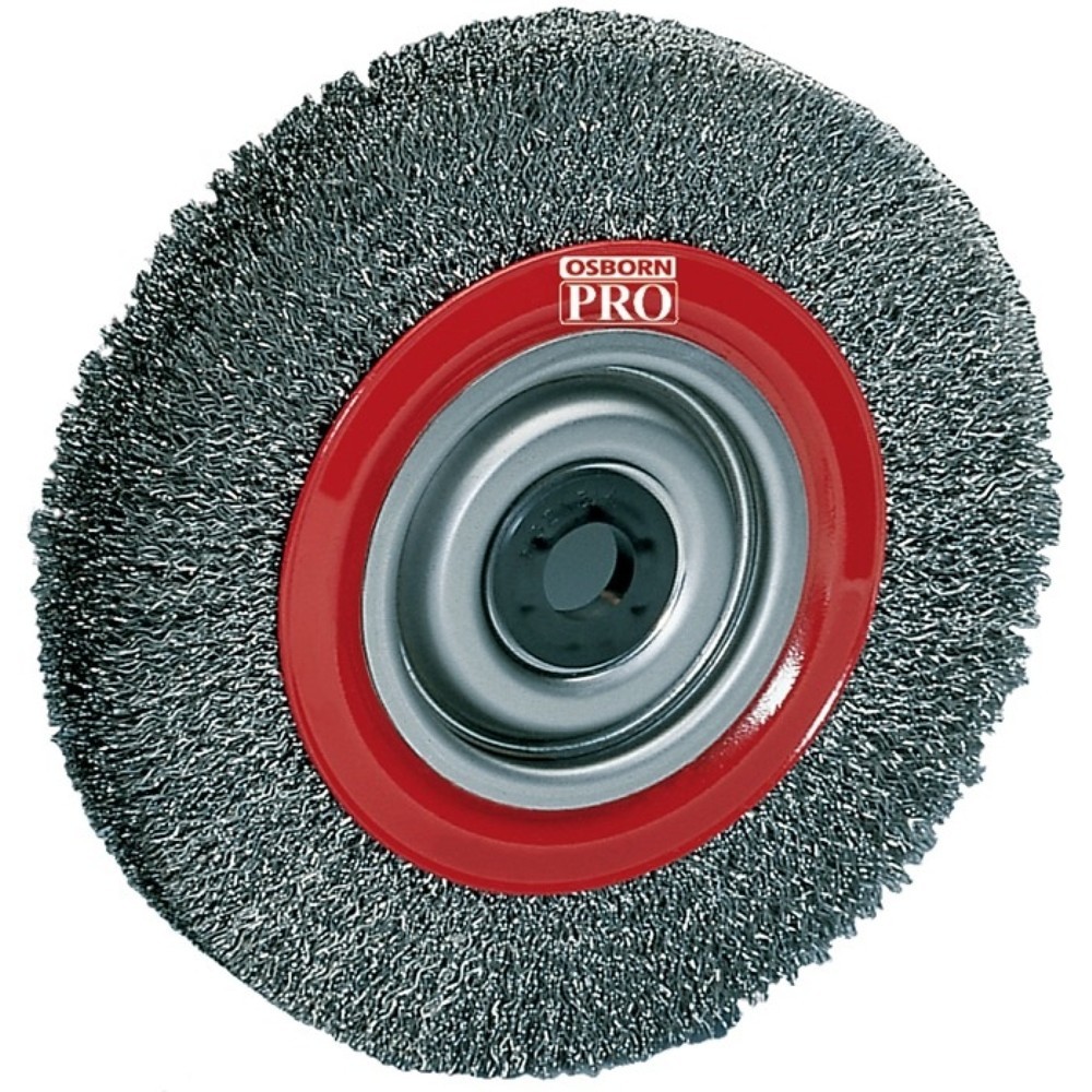 Produktabbildung: OSBORN Rundbürste, Stahl 28 mm, Ø 100 mm Drahtstärke 0,3 mm, 8000 min-¹