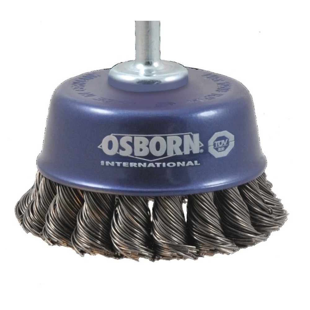 Produktabbildung: OSBORN Topfbürste, Stahl, Ø 65 mm Drahtstärke 0,5 mm, 6000 min-¹