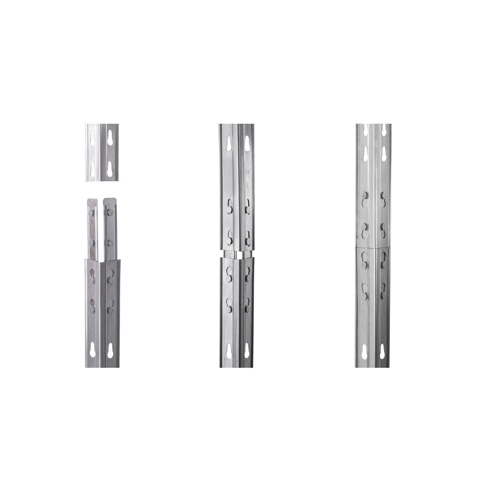 Produktabbildung Nr. 3: Outdoor-Weitspannregal mit Gitterböden, HxBxT 1.800 x 900 x 450 mm