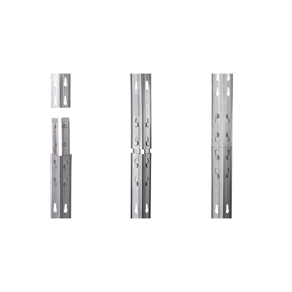 Produktabbildung Nr. 3: Outdoor-Weitspannregal mit Gitterböden, HxBxT 1.800 x 900 x 450 mm