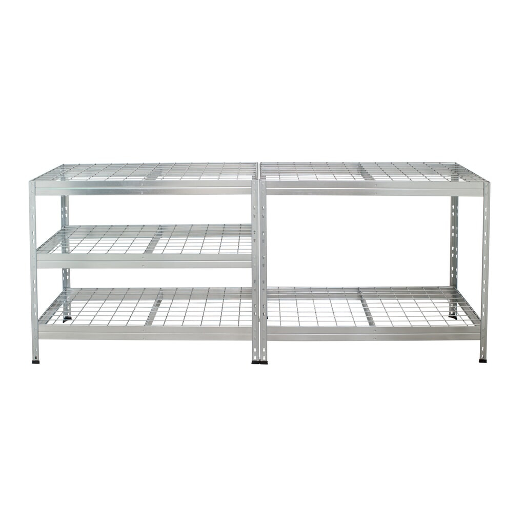 Outdoor-Weitspannregal mit Gitterböden, HxBxT 1.800 x 900 x 450 mm Produktabbildung Nr. 5: Outdoor-Weitspannregal mit Gitterböden, HxBxT 1.800 x 900 x 450 mm