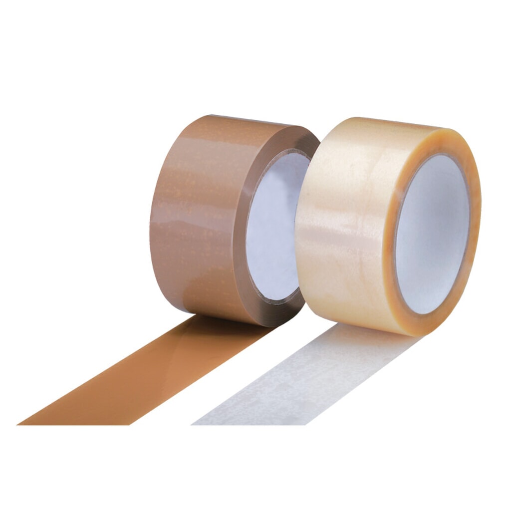 Packband, 48 µ, leise, BxL 50 mm x 66 lfm, braun, 36 Stk/VE Produktabbildung: Packband, 48 µ, leise, BxL 50 mm x 66 lfm, braun, 36 Stk/VE