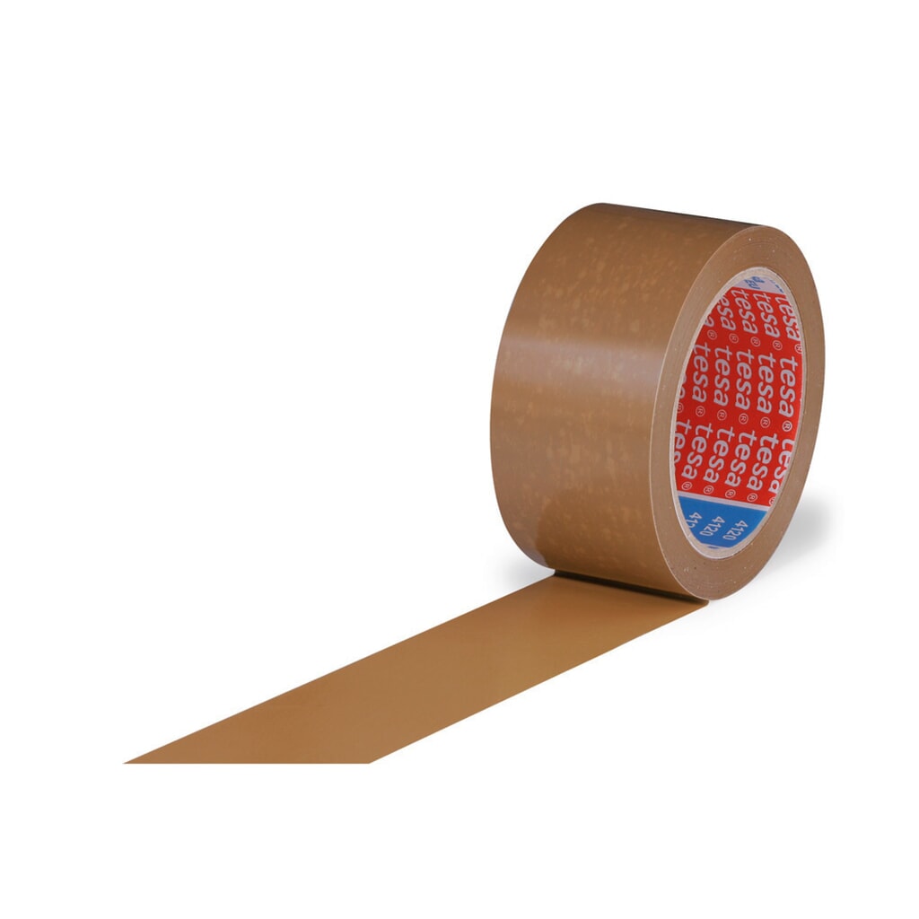 Packband tesa, PVC, 49 µ, BxL 50 mm x 66 lfm, braun, 36 Stk/VE Produktabbildung: Packband tesa, PVC, 49 µ, BxL 50 mm x 66 lfm, braun, 36 Stk/VE