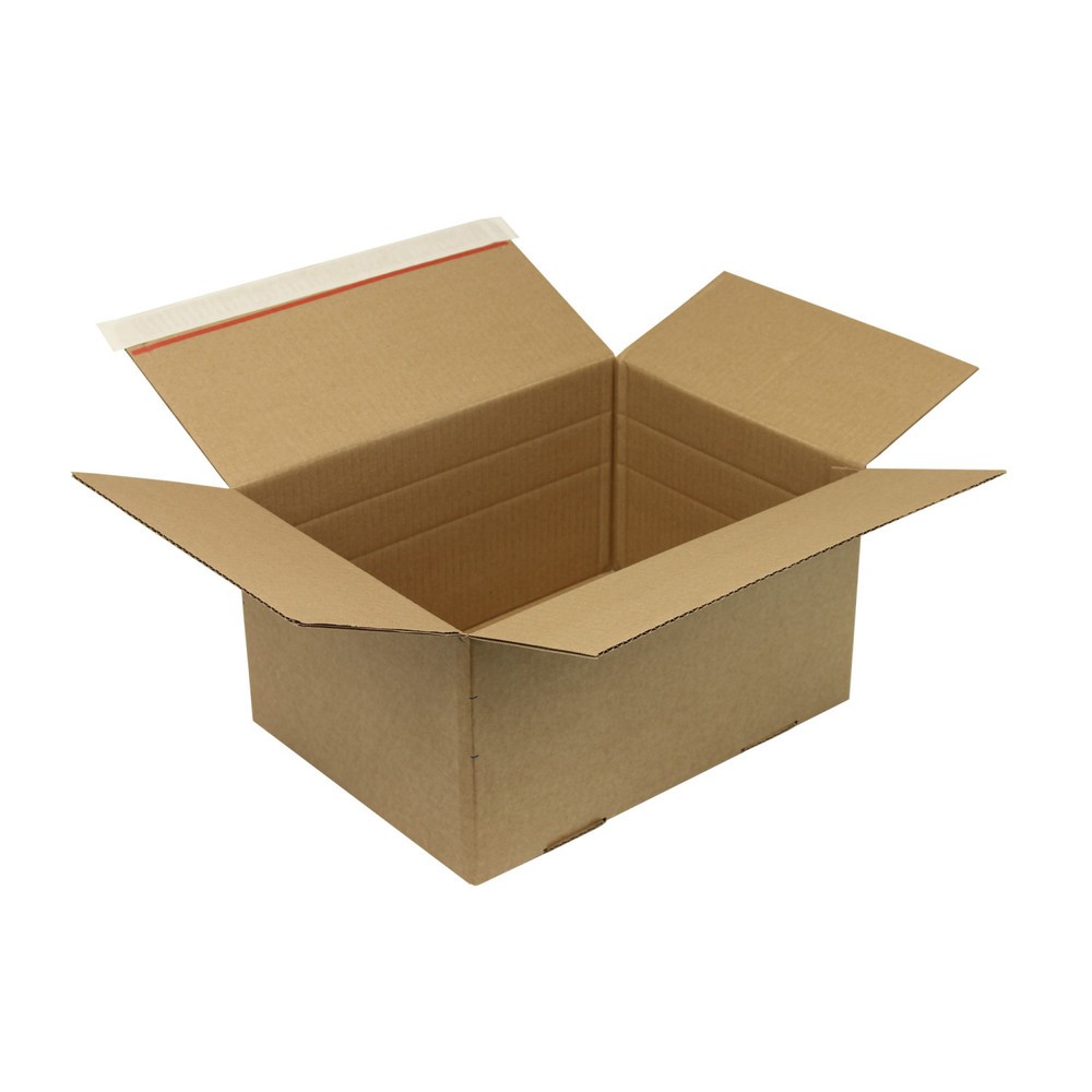 Produktabbildung: Packfix, 310x230x110-160mm, Qual.1.3B, braun, Automatikboden