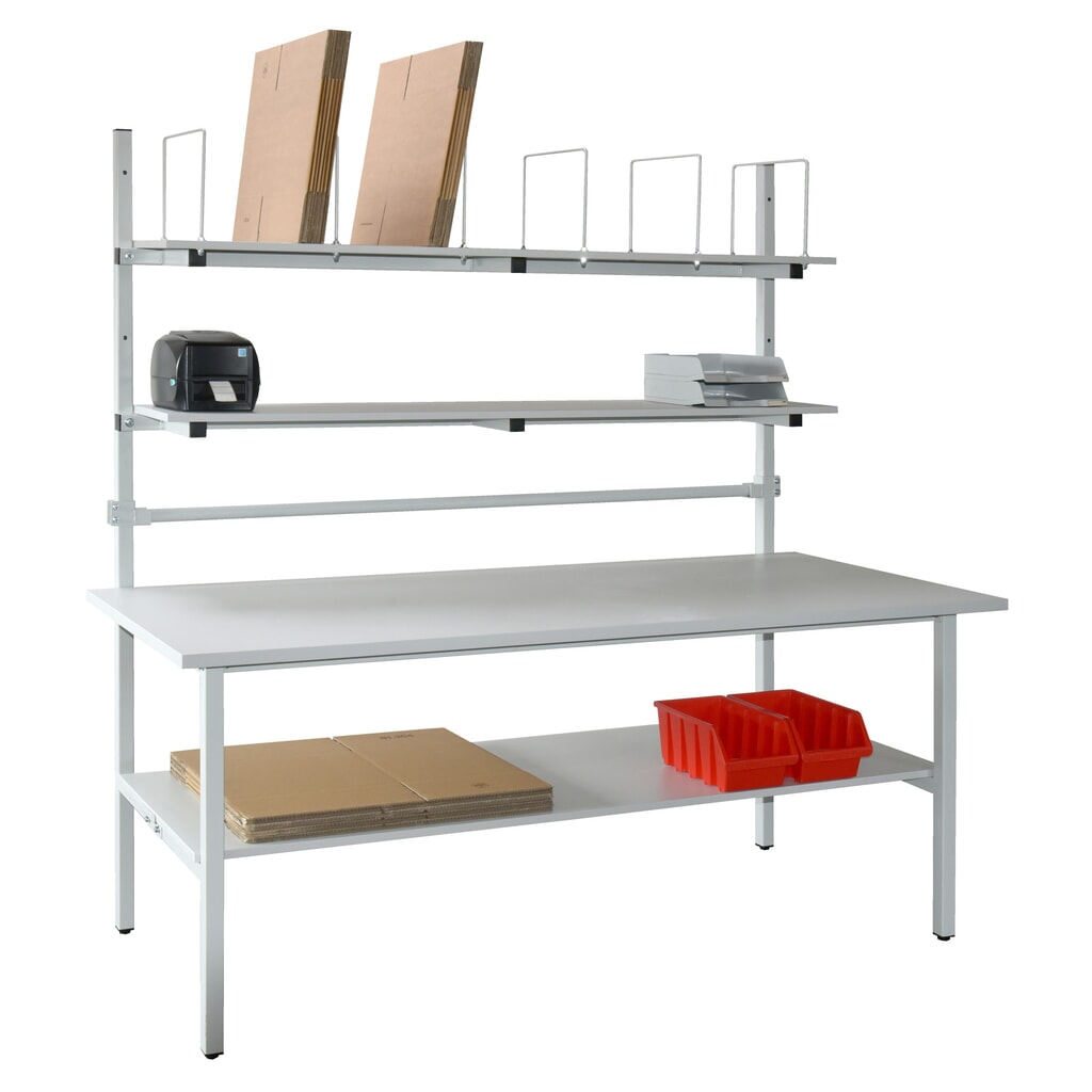 Produktabbildung Nr. 3: DAHMEN Packtisch Basic, einseitig, Komplett-Set, HxBxT 850 x 2.000 x 900 mm
