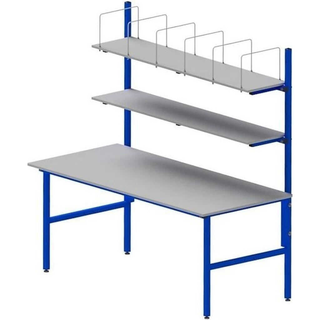 DAHMEN Packtisch Basic, einseitig, Komplett-Set, HxBxT 850 x 2.000 x 900 mm Produktabbildung Nr. 4: DAHMEN Packtisch Basic, einseitig, Komplett-Set, HxBxT 850 x 2.000 x 900 mm