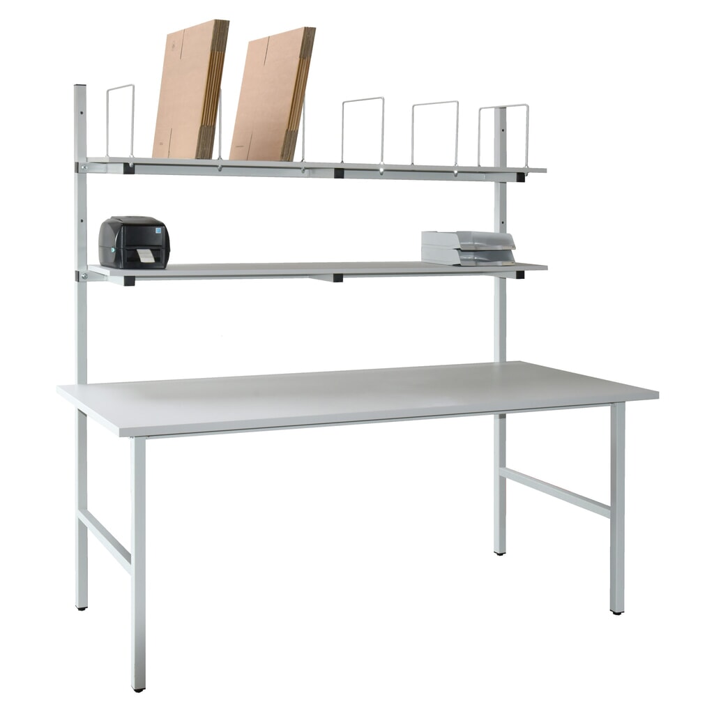Produktabbildung: DAHMEN Packtisch Basic, einseitig, Komplett-Set, HxBxT 850 x 2.000 x 900 mm