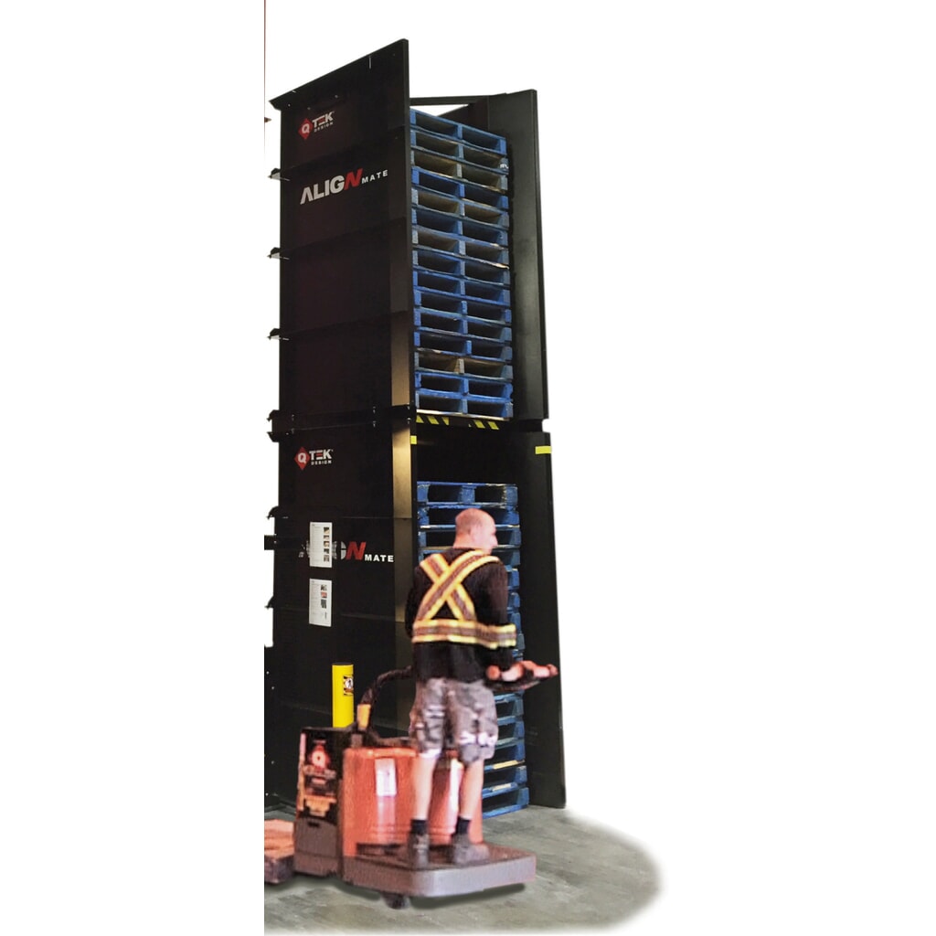 Palettenausrichter Allignmate für Palettenmagazin DStacker, für 15 Paletten Produktabbildung: Palettenausrichter Allignmate für Palettenmagazin DStacker, für 15 Paletten