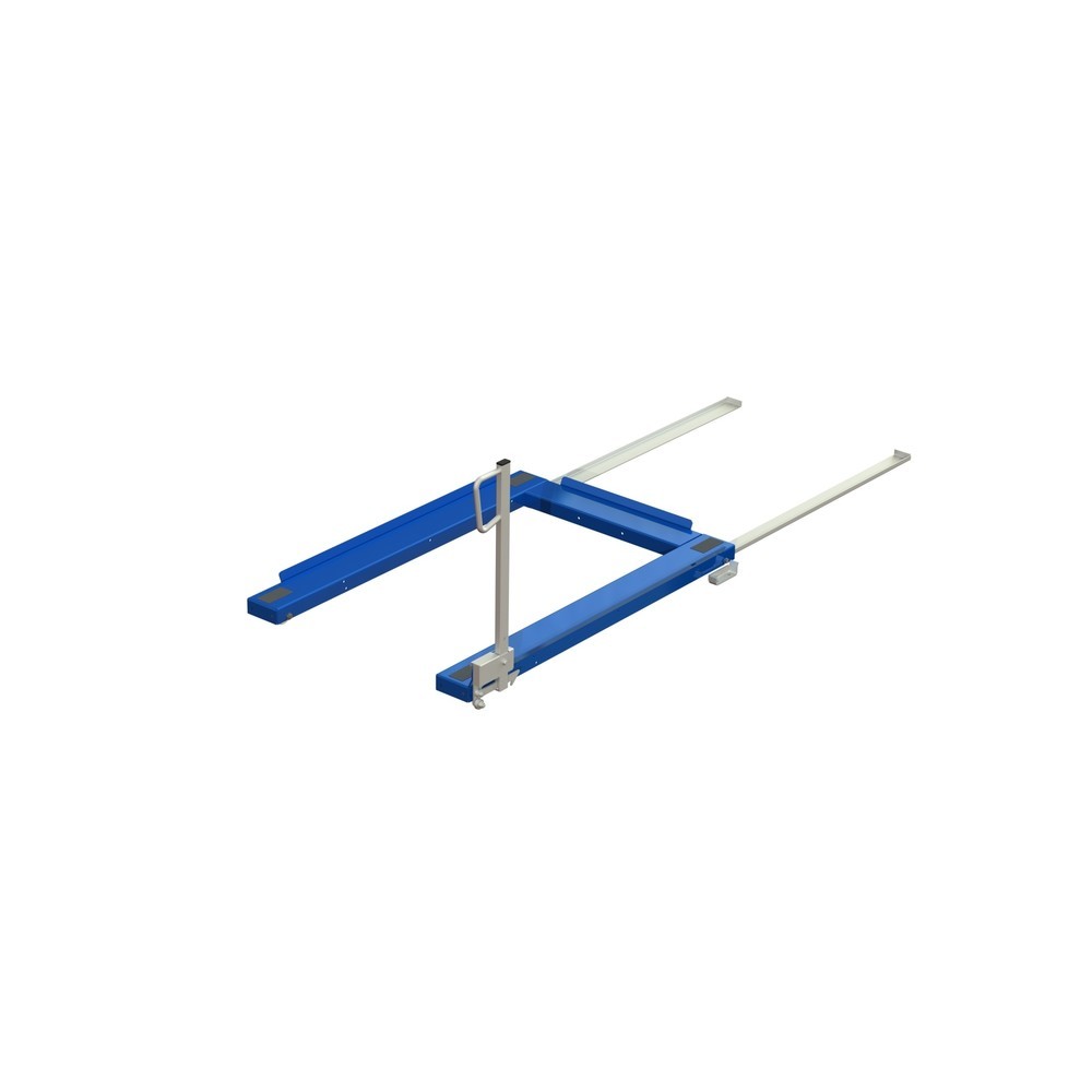 Produktabbildung: Palettenauszug, Bodenmodell, Tragkraft 800 kg, 85 % Auszugstiefe, mit 700 mm Easy-Action-Griff