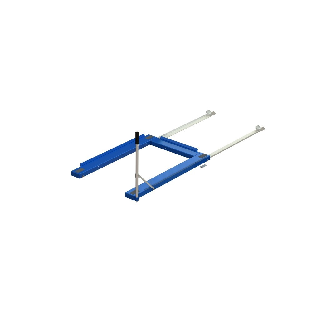 Produktabbildung: Palettenauszug, Bodenmodell, Tragkraft 1.000 kg, 85 % Auszugstiefe, mit 700 mm Standardgriff