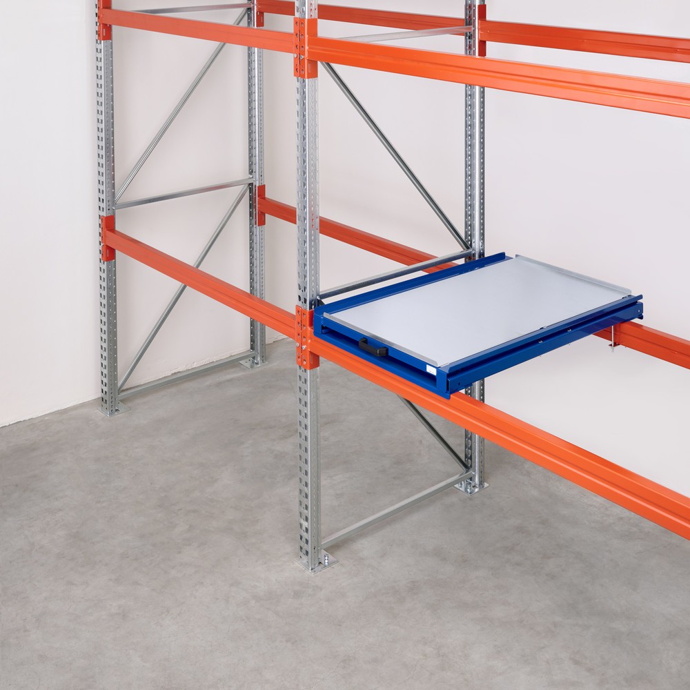 Produktabbildung Nr. 2: Palettenauszug mit Stahlboden, Tragkraft 200 kg, 100 % Auszugstiefe