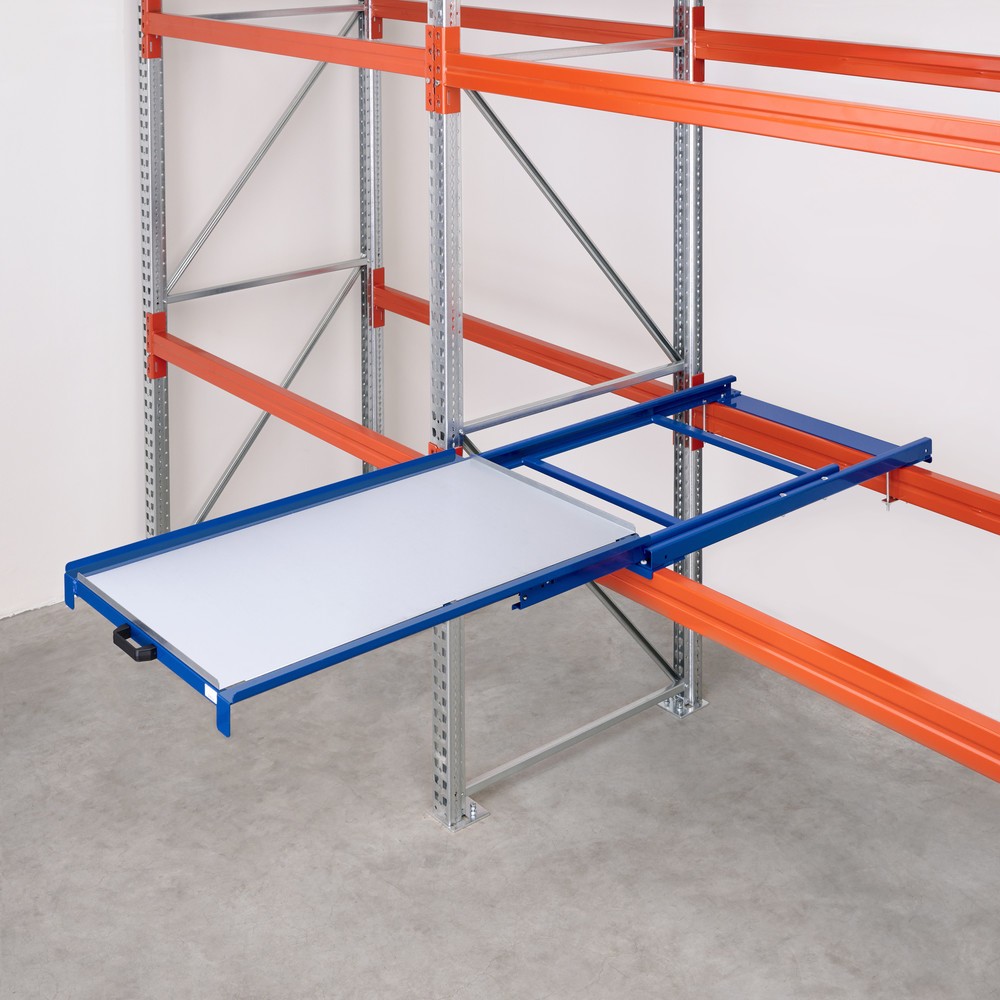 Produktabbildung Nr. 3: Palettenauszug mit Stahlboden, Tragkraft 200 kg, 100 % Auszugstiefe