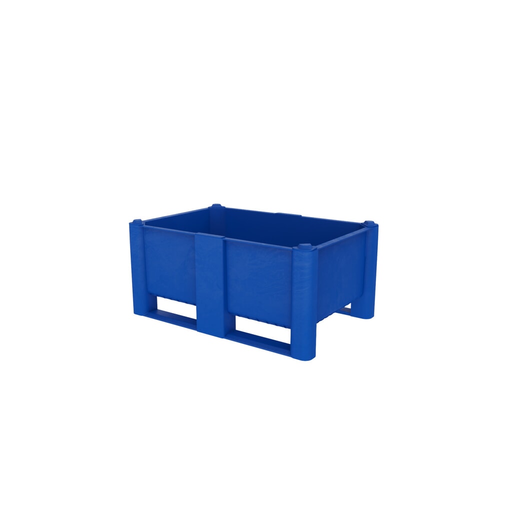 DOLAV Palettenbox, 320 Liter, blau Produktabbildung: DOLAV Palettenbox, 320 Liter, blau