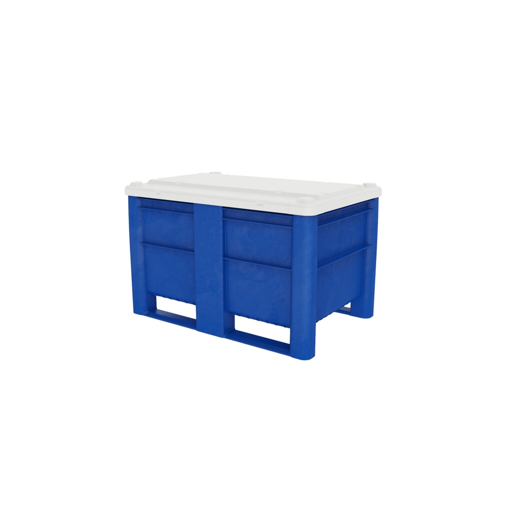 Produktabbildung Nr. 2: DOLAV Palettenbox, 500 Liter, blau