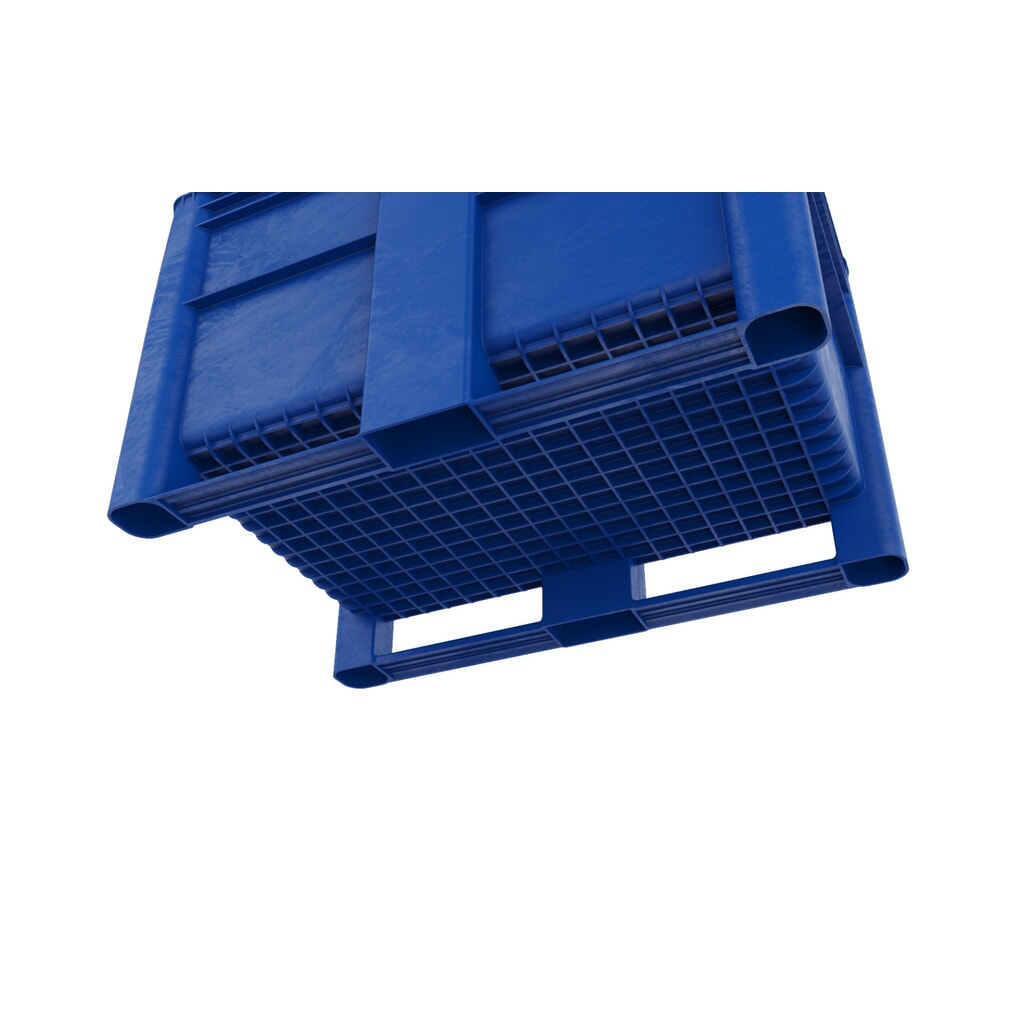DOLAV Palettenbox, 500 Liter, blau Produktabbildung Nr. 3: DOLAV Palettenbox, 500 Liter, blau