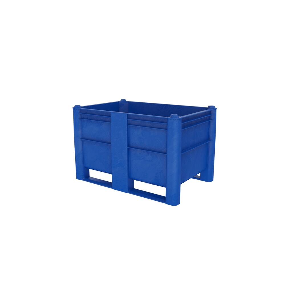 Produktabbildung: DOLAV Palettenbox, 500 Liter, blau