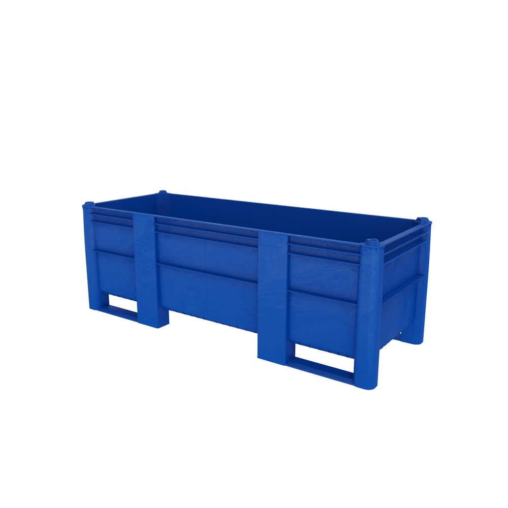 Produktabbildung: Palettenbox, 960 Liter, blau