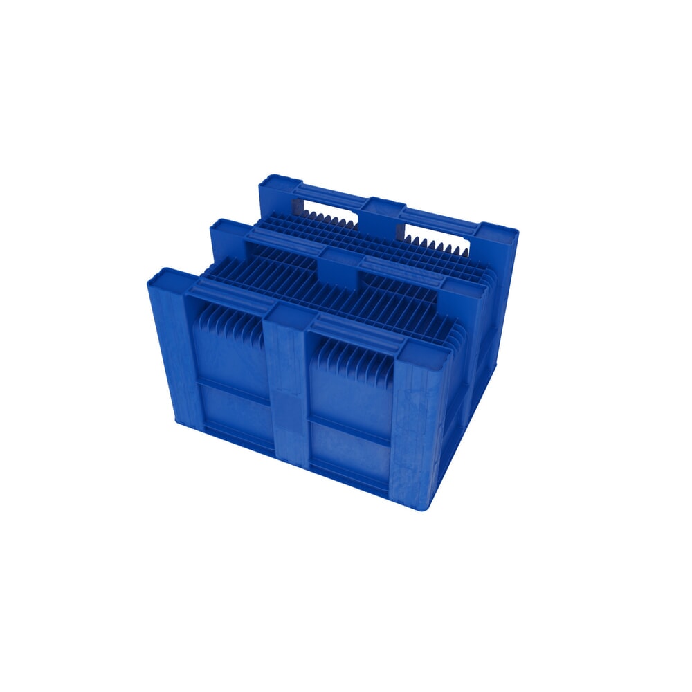 Palettenbox, 605 Liter, blau Produktabbildung Nr. 2: Palettenbox, 605 Liter, blau