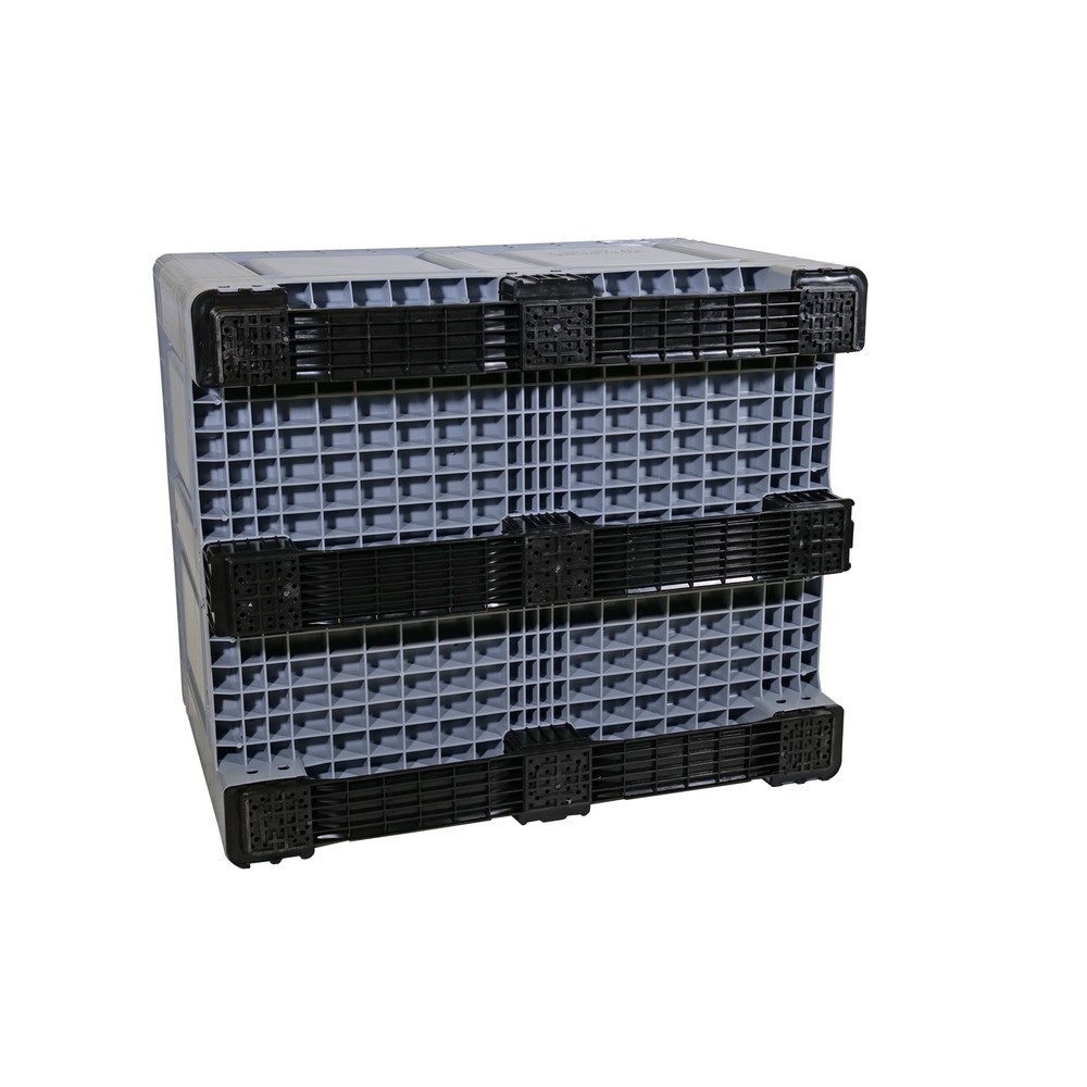 Produktabbildung Nr. 5: Palettenbox, 680 Liter, auf 3 Kufen, grau
