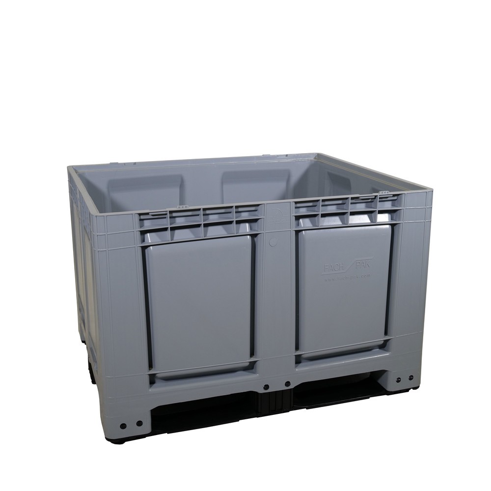 Produktabbildung Nr. 7: Palettenbox, 680 Liter, auf 3 Kufen, grau