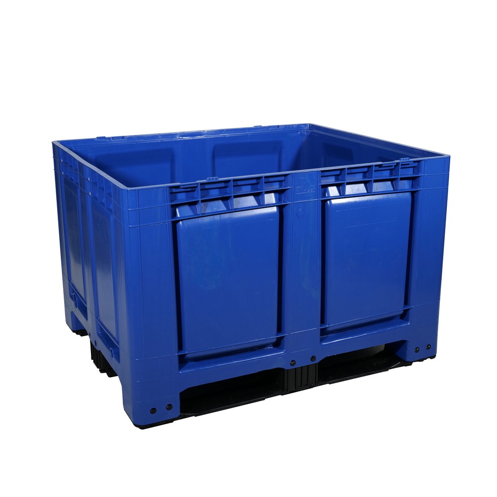 Produktabbildung Nr. 4: Palettenbox, 680 Liter, auf 3 Kufen, blau