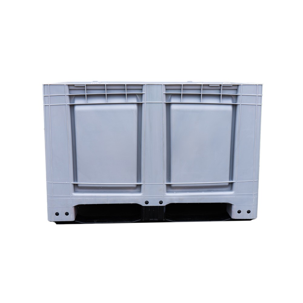 Produktabbildung Nr. 3: Palettenbox, 680 Liter, auf 3 Kufen, grau